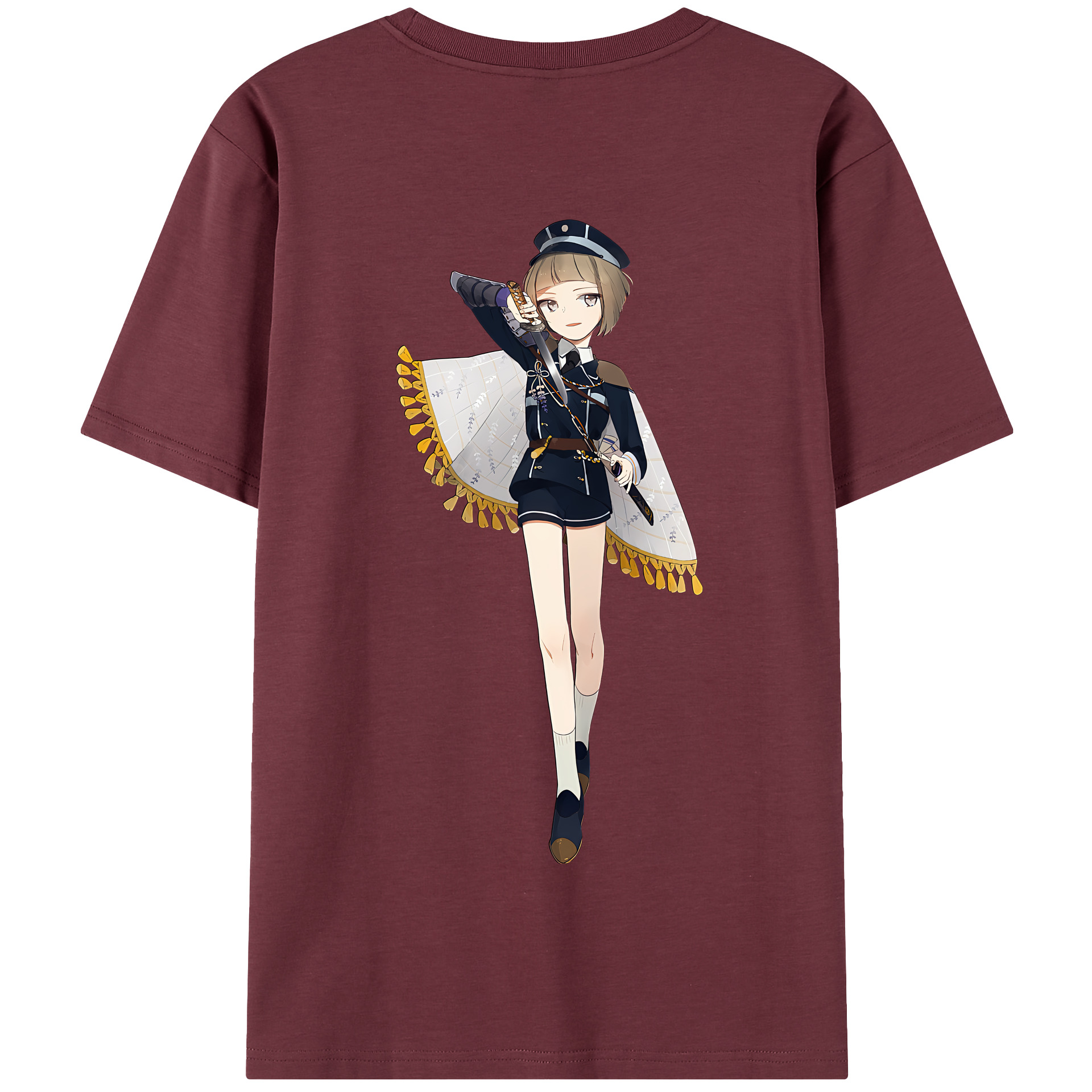 （画像用） 刀剣乱舞 Touken Ranbu 綿100％半袖Tシャツ（背面プリント）